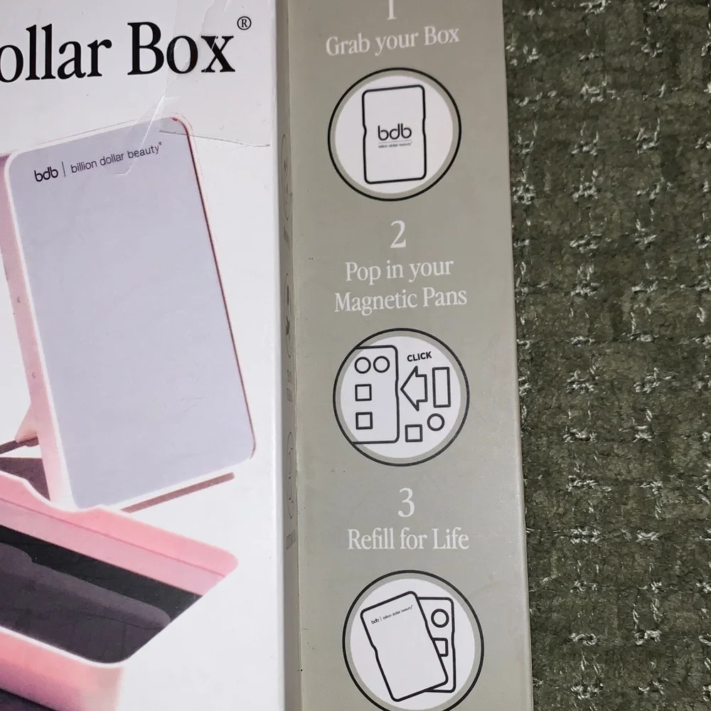 Billion dollar box, billion dollar beauty eyeshadow Trio, and eyeshadow NWT